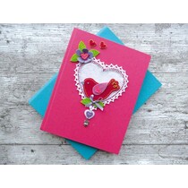 Marianne Design, goffratura e taglio template, Uccello, COL1301