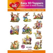 10 mooie 3D spaanplaat motieven! Per stuk verpakt in een zakje