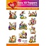 BILDER / PICTURES: Studio Light, Staf Wesenbeek, Willem Haenraets 10 pretty 3D Chipboard motives! Single packed in a small bag