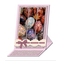 Komplett Bastelset für 4 Karten + Umschlägen