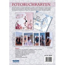 scanalato Bastelset completo per le schede photobook rosa e azzurro + 8 doppio della carta