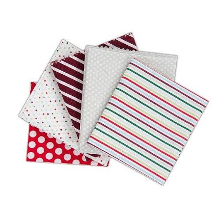 Textil Fabuloso pacote Fat Quarters contém 5 peças de 460 x 560 milímetros Tecido
