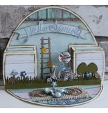 KARTEN und Zubehör / Cards Tipo de cartão pop-up oval card