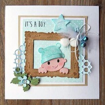 Marianne Design, stampaggio e goffratura stencil, Collezionismo - Bambino di Eline