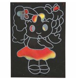 Kinder Bastelsets / Kids Craft Kits Rasguño Imágenes, 10x15 cm (A6), 10 piezas