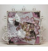 Joy!Crafts und JM Creation Cutting and embossing stencils, square + 2 corner