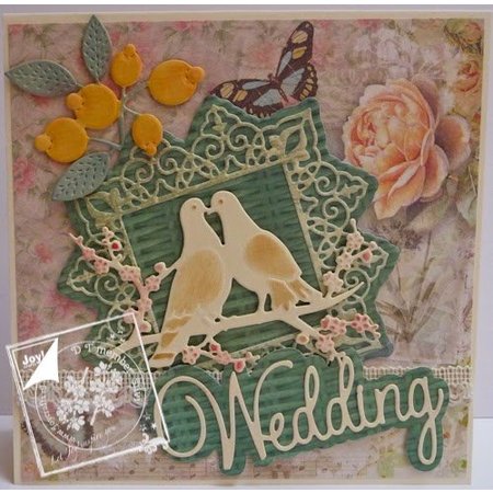 Joy!Crafts und JM Creation Cutting and embossing stencils, square + 2 corner