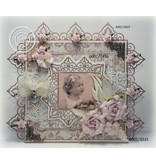 Joy!Crafts und JM Creation Cutting and embossing stencils, square + 2 corner