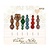 Embellishments / Verzierungen 6 Decorative Pins, Vintage Notes