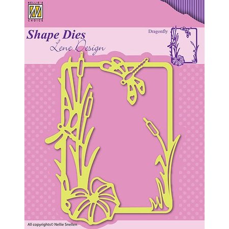 Nellie snellen Cutting and embossing stencils, nature and level of the picture frame