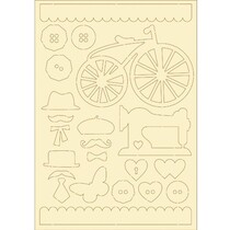 cartone morbido, 22er vintage set