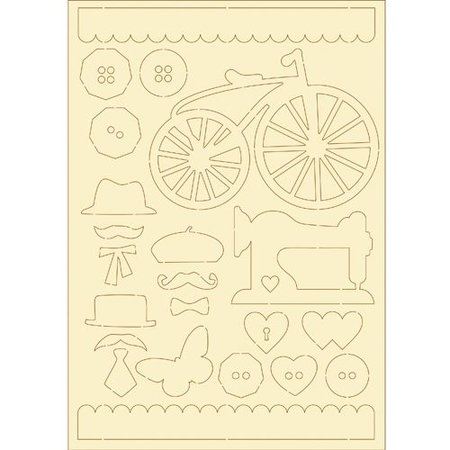 Pronty cartone morbido, 22er vintage set