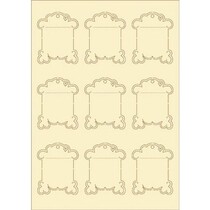 Soft cardboard, 9s Set vintage