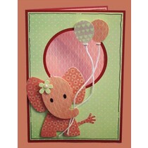 Marianne Design, punching and embossing template, Collectables - Eline's Olifant