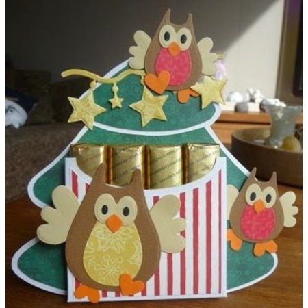 Marianne Design Stempling og preging mappe, Owl