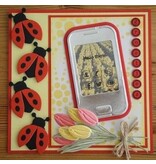 Marianne Design Stanz- und Prägeschablone + mini Stempel