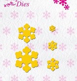 Nellie snellen Dobre corte e estampagem estêncil, forma de flor para