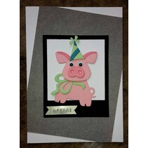 Punching and embossing templates: Pigs