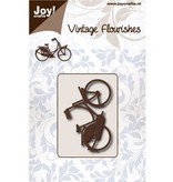 Joy!Crafts und JM Creation Ponsen en embossingmal: fiets