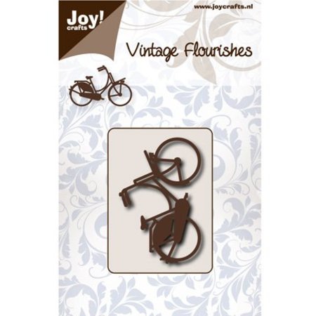 Joy!Crafts und JM Creation Ponsen en embossingmal: fiets