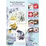 BASTELSETS / CRAFT KITS: Bastelpackung de 3 naipes de flores