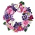 Embellishments / Verzierungen Flores de papel sortido, rosa, roxo, branco