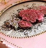 IndigoBlu carimbo de borracha, Peony Posey