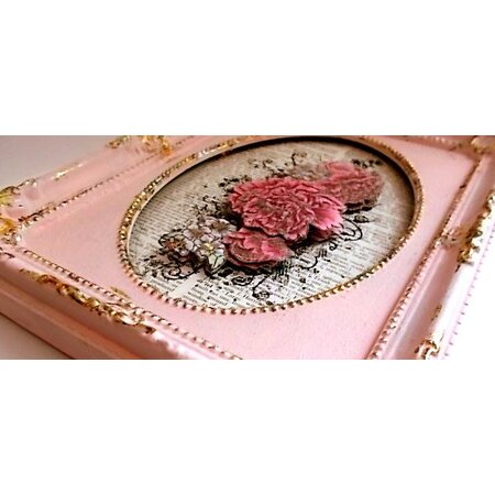 IndigoBlu carimbo de borracha, Peony Posey