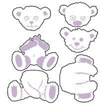 Stanz- und Prägeschablone: Spellbinders Wizard Schablone: Teddys