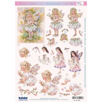 3D Die Hojas sueltas: Christine Haworth diseños, "angel", 3 diseños