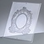 GIESSFORM / MOLDS ACCESOIRES Relief Shape: Oval frame