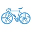 Marianne Design Ponsen en embossing sjabloon, fiets