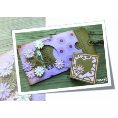 Joy!Crafts und JM Creation Punching and embossing template, Basic Mery around