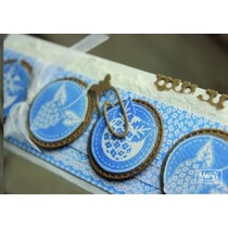 Ponsen en embossing sjabloon, Basic Mery rond