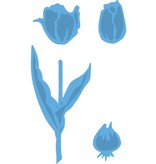 Marianne Design Bokse og preging mal, tulipan