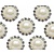 Embellishments / Verzierungen Vintage Pearl & Diamante Circle Charms
