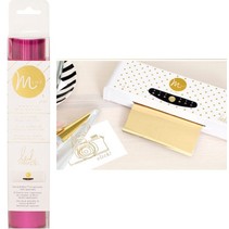 metallic films, color pink