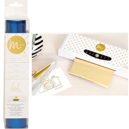 BASTELZUBEHÖR / CRAFT ACCESSORIES metallic folies, kleur blauw