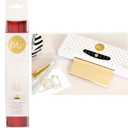 BASTELZUBEHÖR / CRAFT ACCESSORIES metallic Folien, Farbe rot