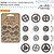 Embellishments / Verzierungen Mini Zahnräderchen, 12 Stück, antique - nur noch 1 vorrätig!