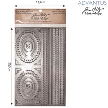 Advantus Tim Holtz industriosos adesivos moldura decorativa