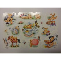 Bilderbogen, scraps, theme: cute bears