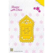 Shape Die Christmas Label