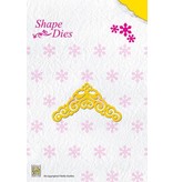 Nellie snellen Embossing and cutting template, corner