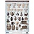 Embellishments / Verzierungen Die cut sheets Garden sepia
