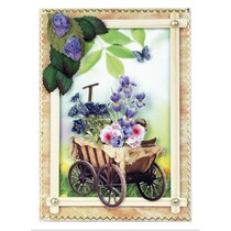 Die cut sheets carts, wells, wheelbarrows