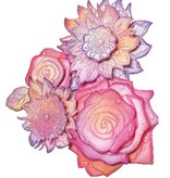 Viva Dekor und My paperworld selos transparentes, rosas 3D
