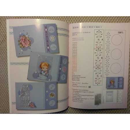 Bücher und CD / Magazines Book with many templates: Embroidering on map