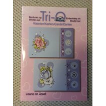 Book with many templates: Embroidering on map