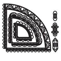 Stanz- und Prägeschablone: Craftables Caroussel